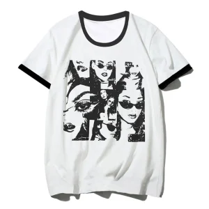 2000s Y2k Tops Tee women summer streetwear funny t-shirts female harajuku clothing